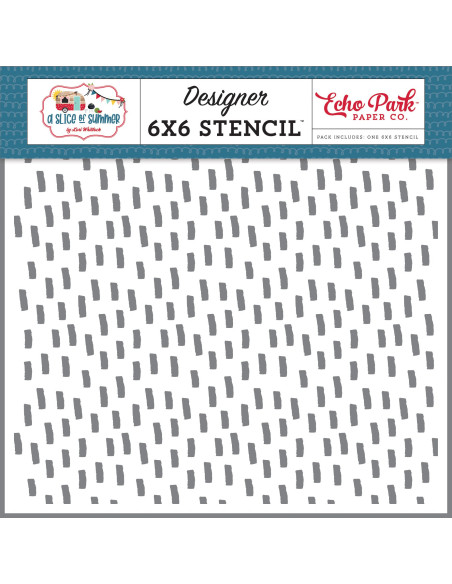 Stencil Summer Rain, A Slice of Summer de Echo Park