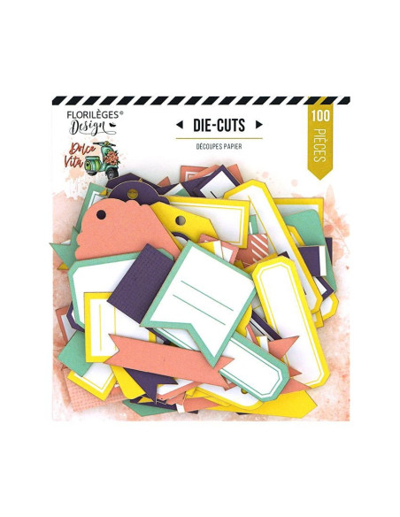 Troquelados Tags Dolce Vita de Florilèges