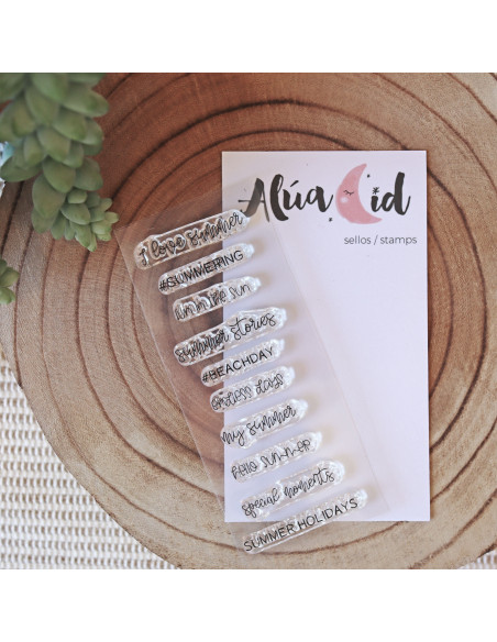 Sello Summer Moments de Alúa Cid