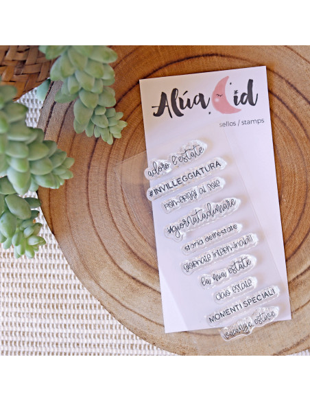 Sello momenti estivi de Alúa Cid