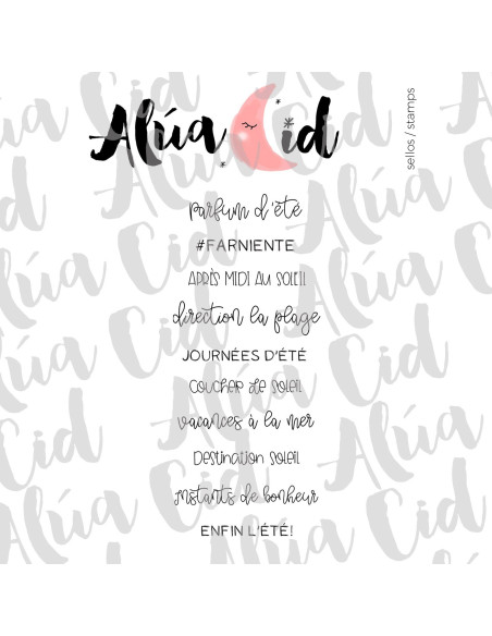 Sello Moments d´été de Alúa Cid