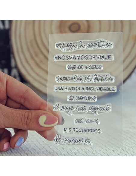 Sello Momentos de Vacaciones de Alúa Cid