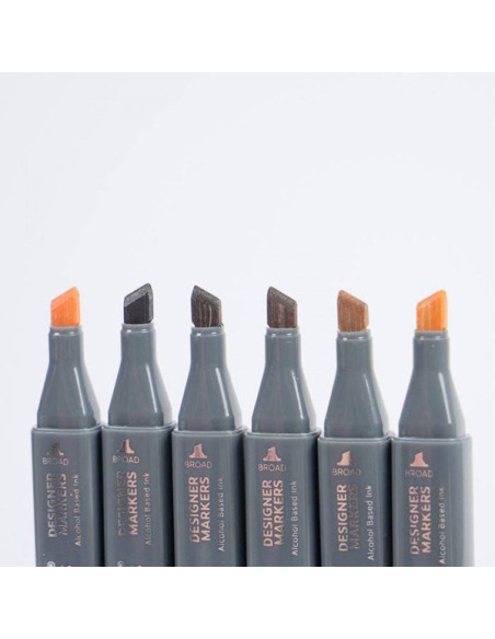 Rotuladores Nova doble punta, neutros