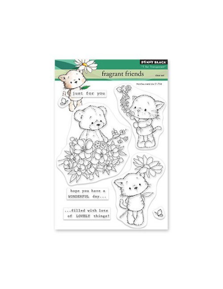 Sello Fragant Friends de Penny Black