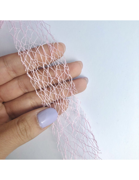 1m de lazo Crispy rosa