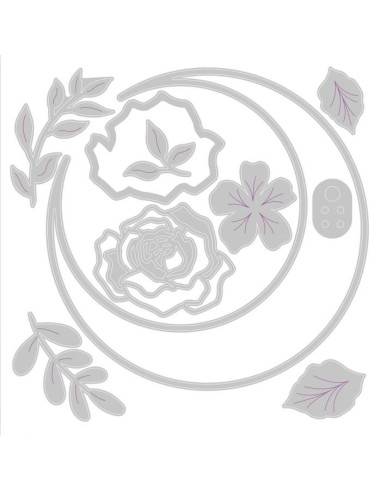 Troquel thinlits Marco Luna de Sizzix