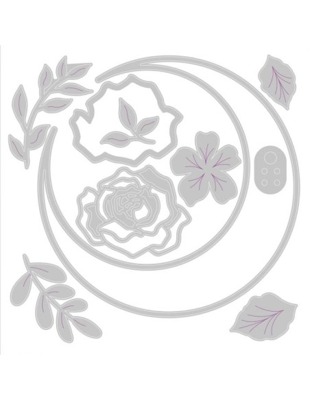 Troquel thinlits Marco Luna de Sizzix