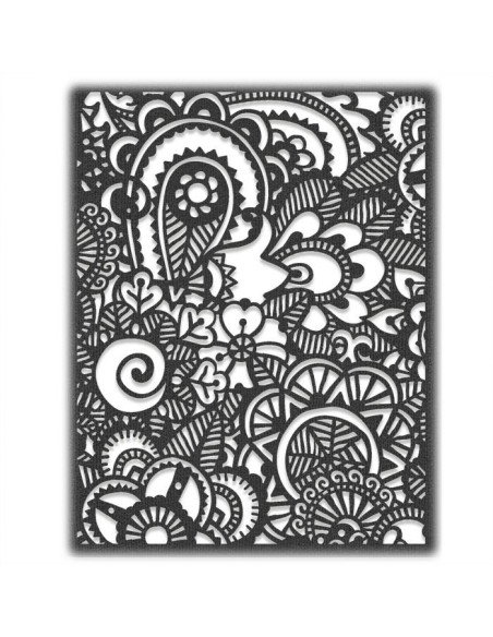 Troquel thinlits Doodle art 2 de Tim Holtz