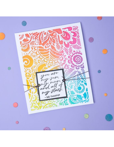 Troquel thinlits Doodle art 2 de Tim Holtz