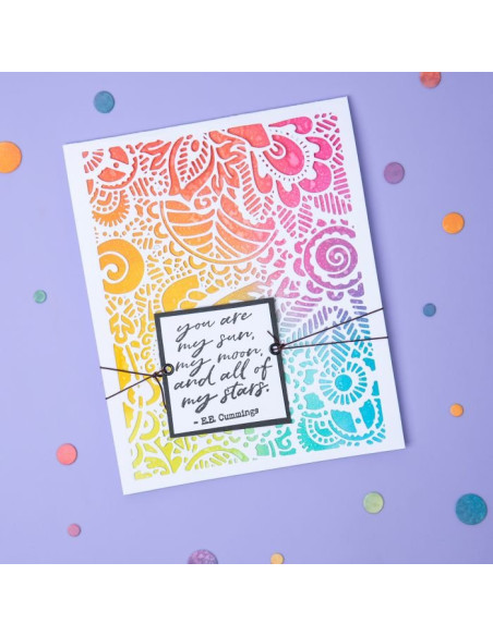 Troquel thinlits Doodle art 2 de Tim Holtz