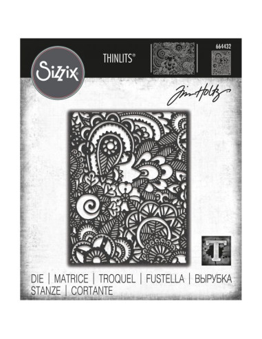 Troquel thinlits Doodle art 2 de Tim Holtz