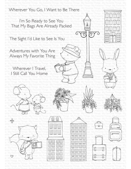 Sello Festive Old Friends de MFT