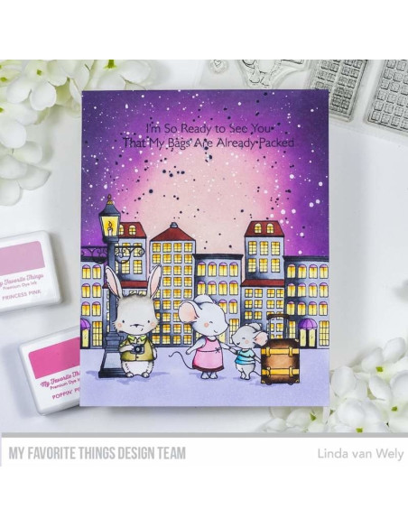 Sello Festive Old Friends de MFT