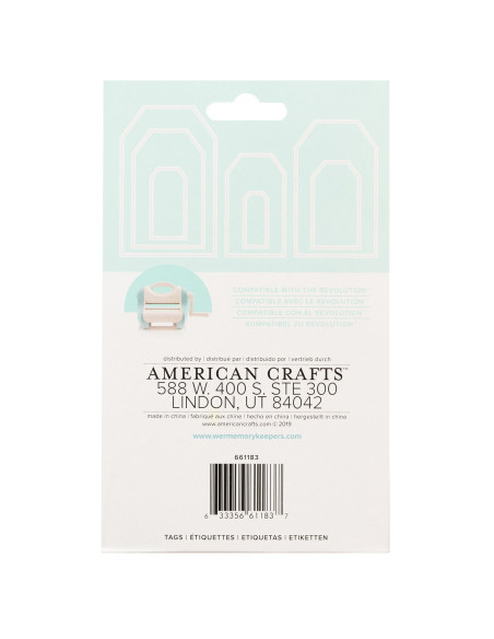 Set Troqueles Etiqueta de We R