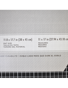 Tabla de corte Negra 12"x18" de AC 2