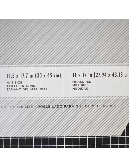 Tabla de corte Negra 12"x18" de AC