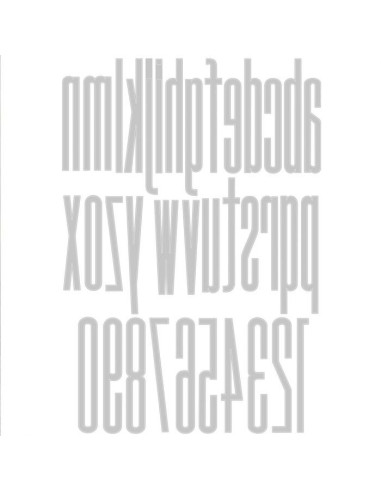 Troquel Thinlits Alphanumeric Stretch de Tim Holtz