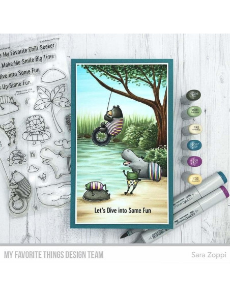 Sello Swimming Hole Friends de MFT