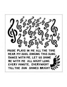 Mascara 13Arts Treble clefs