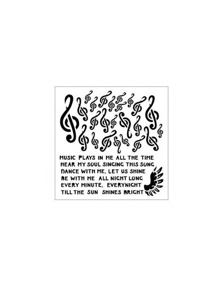 Mascara 13Arts Treble clefs