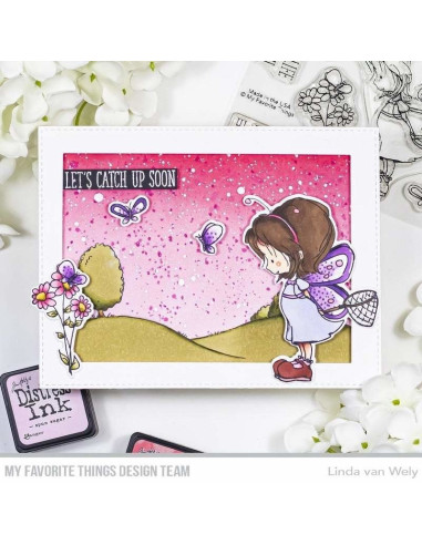 Sello Flutterby Friends de MFT