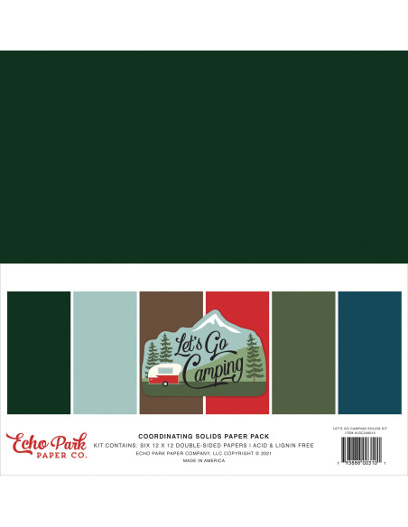 Kit sólidos Let´s Go Camping Echo Park