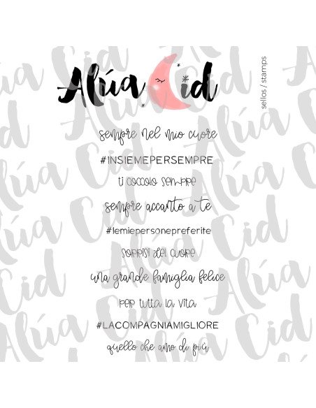 Sello momentos en familia de Alúa Cid