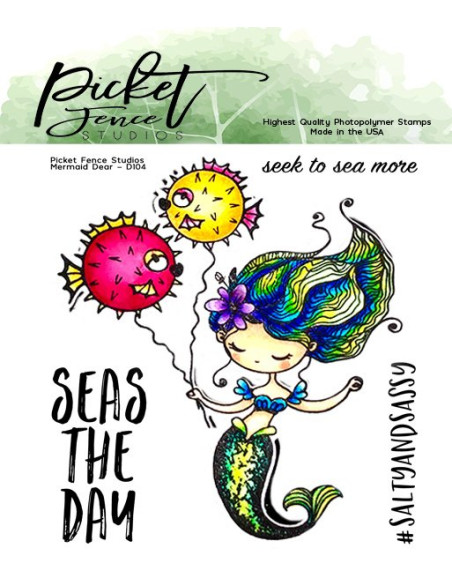 Sello Mermaid Dear de Picket Fence
