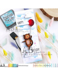 Sello Bear with balloon de AB Studio 2