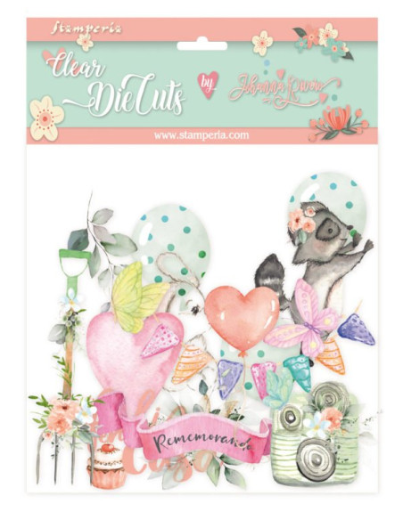 Troquelados acetato Celebración de Johanna Rivero