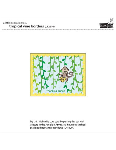 Troquel Tropical Vine Borders