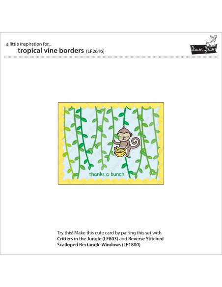 Troquel Tropical Vine Borders