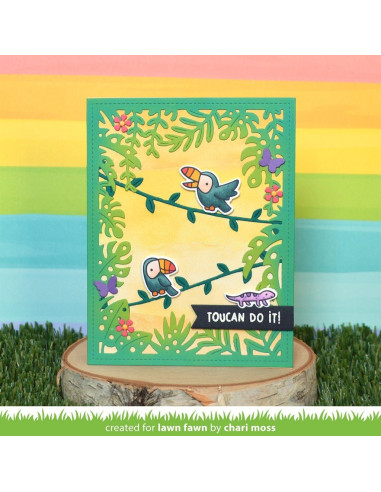 Troquel Tropical Vine Borders