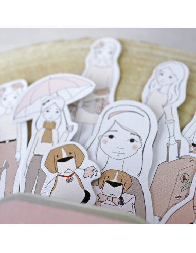 Lata de pegatinas Adorable Zoe de Alúa Cid