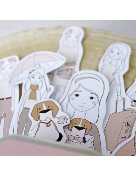 Lata de pegatinas Adorable Zoe de Alúa Cid