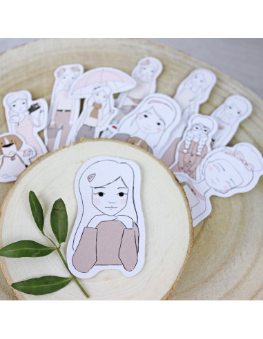 Lata de pegatinas Adorable Zoe de Alúa Cid