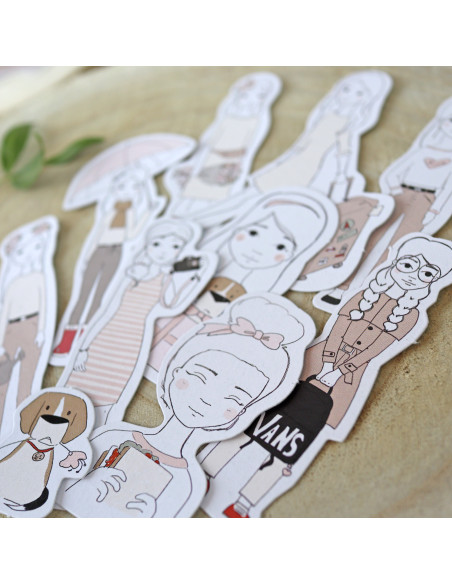 Lata de pegatinas Adorable Zoe de Alúa Cid