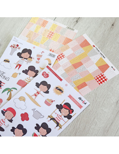 Pack pegatinas picnic de Alúa Cid