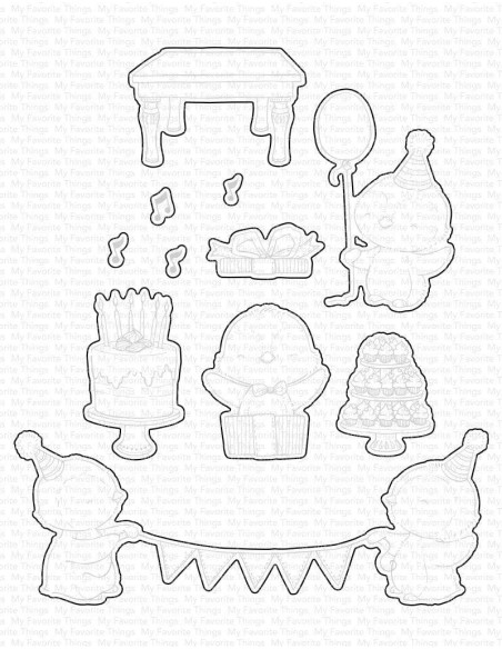 Sello Penguin party de MFT