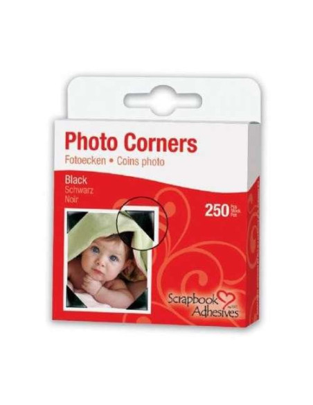 photo corners negros