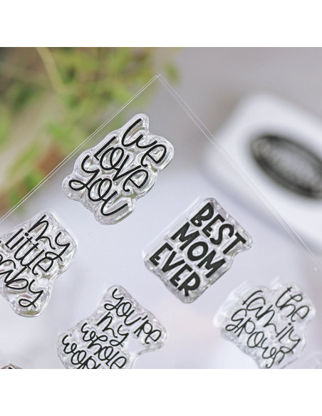 Sello baby sentiments de Panda