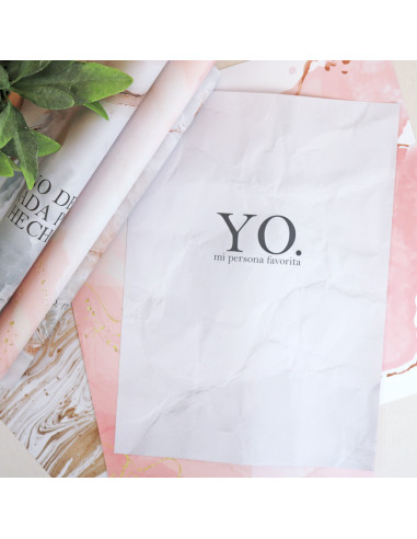 Bloc papel Yo mi persona favorita 9x12'' de Alúa Cid