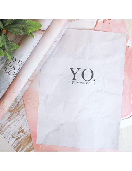 Bloc papel Yo mi persona favorita 9x12'' de Alúa Cid