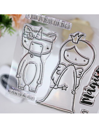 Sello Yo Purpurina de Alúa Cid