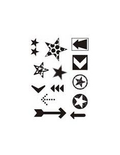 Sello Artis Decor Estrellas y flechas