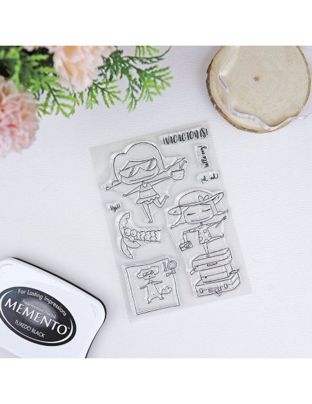 Sello Vacaciones de Alúa Cid