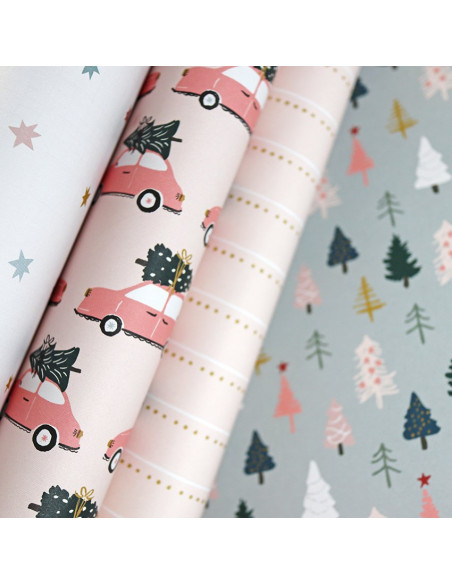 Kit papeles Crate Paper Snow Flake