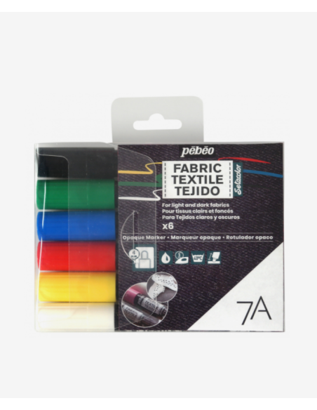 Set de 6 rotuladores colores  clásicos