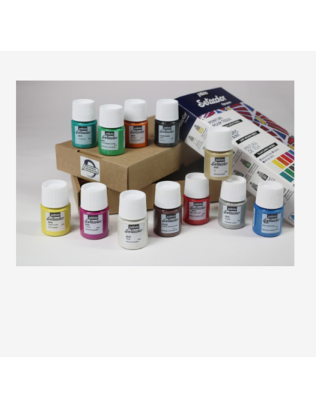 Set 12 pintura de tela Pébeo 20ml