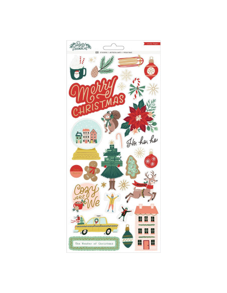 HOJA DE PEGATINAS BUSY SIDEWALKS